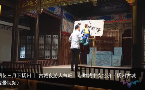 烟花三月下扬州 | 古城夜游人气旺  点燃城市夜经济（扬州古城夜景视频）