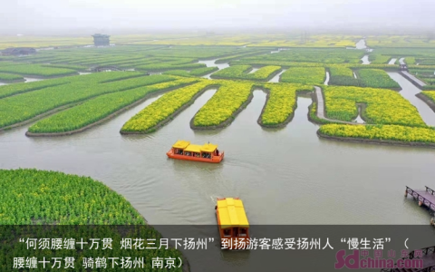 “何须腰缠十万贯 烟花三月下扬州”到扬游客感受扬州人“慢生活”（腰缠十万贯 骑鹤下扬州 南京）