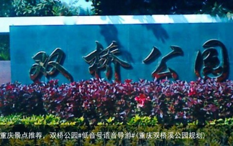 重庆景点推荐，双桥公园#低音号语音导游#(重庆双桥溪公园规划)