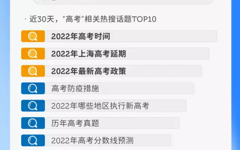 百度热搜高考大数据:2022十大热搜专业出炉，人工智能连续三年热度增幅第一