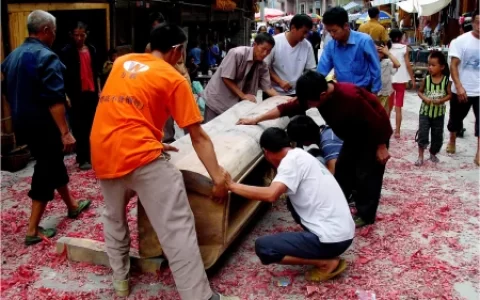 中华民间杂谈——中国民间的丧葬习俗-民间丧葬程序大全图片