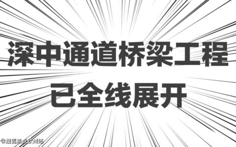 深圳 ⇋中山！深中通道20分钟直达深圳！