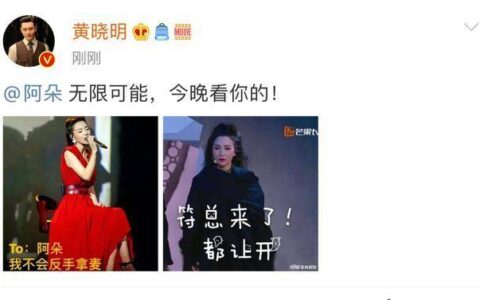 黄晓明发30位姐姐表情包打call，晓明端水有始有终！今晚到底看谁（黄晓明和姐姐结婚了吗）