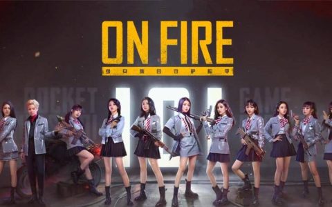 火箭少女助力和平精英献唱《On Fire》，杨超越歌词少，紫宁镜头可怜-和平精英火箭少女101跳舞最火视频