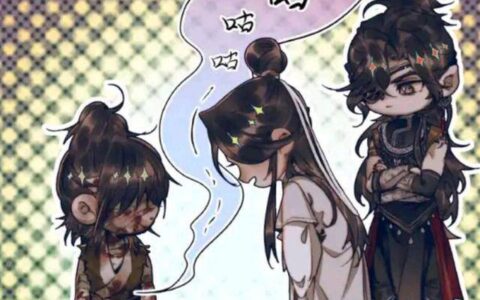 天官赐福，花城准备美味菜肴，谢怜喝酒喷一地，小花让人心疼