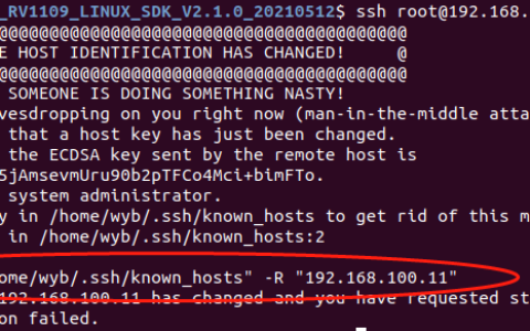 瑞芯微RV1126挂载时出现No such file问题解决办法