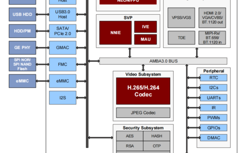 DVR解决方案：SS528（22AP30） 替代Hi3531DV200，H.265 编解码处理器