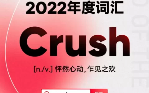 网易有道词典发布2022年度词汇：Crush 致敬年轻一代