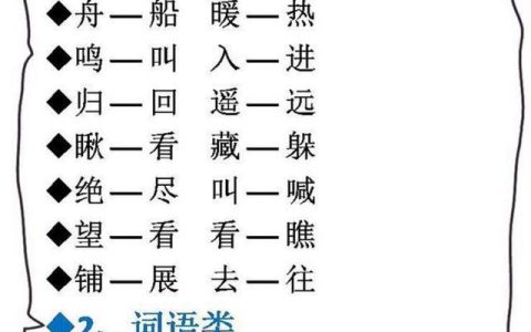 小学1000个近义词+反义词！胜过万元补习班，包孩子次次拿第一！-近义词和反义词的大全