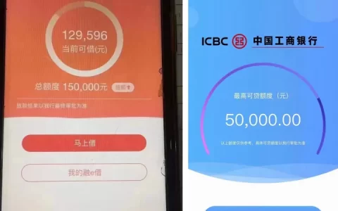 【热门口子】工商银行–融e借
