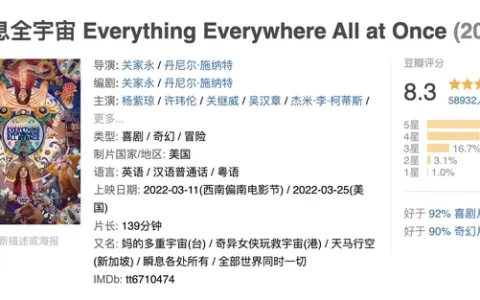 《瞬息全宇宙》——唯有爱，可解万难(瞬息万变是成语吗?)