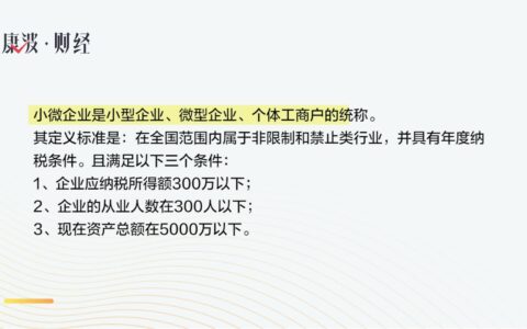 什么是小微企业？(什么是小微企业标准)