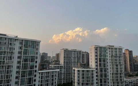 刚刚京城上空这团巨大的云，您看到了吗？