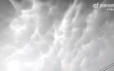 乳状云+双彩虹+晚霞！今天京城天空奇观美景轮番登场