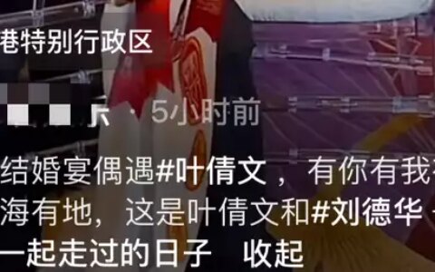 61岁叶倩文低调参加婚宴，满头白发气质出众，戴珍珠耳环美貌动人(叶倩文和老公)