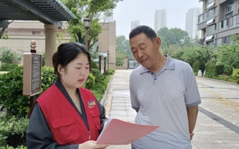 济宁高新区柳行街道府东社区开展“世界无烟日”宣传活动