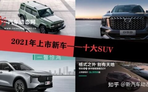 盘点2021年上市新车——十大SUV