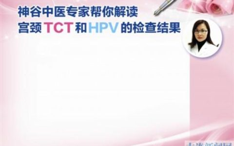 中医专家帮你解读宫颈TCT和HPV的检查结果-tct和hpv检查哪个确诊宫颈癌