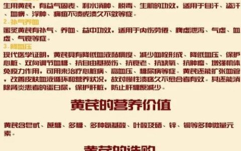 黄芪的好处（夏天可以喝黄芪泡水喝吗）