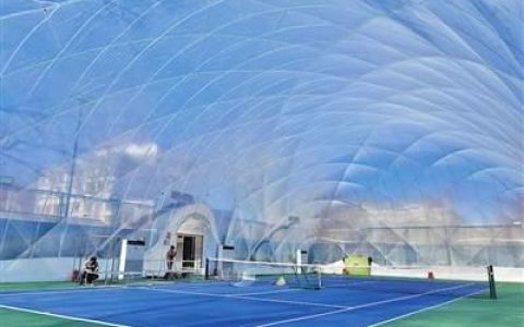 国内首座全透明气膜体育馆在太原建成，不久将向公众开放-气膜体育馆造价多少