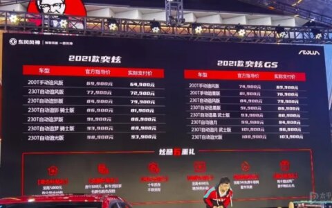东风风神2021款奕炫GS正式上市 售7.49-10.89万元-东风风神奕炫gs2021新款车怎么样?
