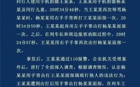 高铁打人事件的最新进展，既让群众满意，也遵循法律标准