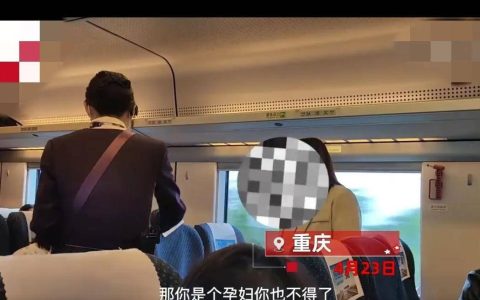 原创
婴儿高铁上哭闹女子和宝妈对骂，网友热议-高铁上的宝宝