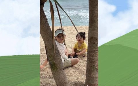 原创
叶海洋带女儿五一出游，哈提化身树袋熊（叶海洋个人资料多高）