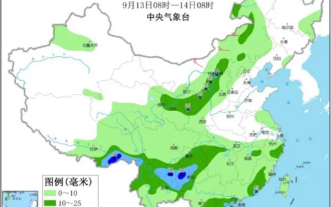 我国中东部大部地区将有明显降雨过程（我国东部地区的降水是由什么带来的）