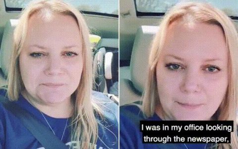 一位母亲称，当她看到当地报纸上庆祝丈夫与“其他女人”诞下第二个孩子的出生公告后，她发现丈夫出轨了-有一位母亲在报纸上看到初生婴儿的英文