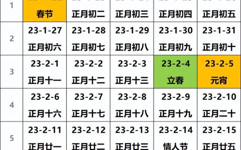 公历2023年-农历日历共384天：看中国日历，过中国年[修订版]（日历2023年日历表）