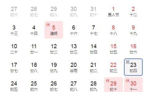 五一调休，今天“星期零”，劳动节前A股还剩5个交易日，五一休市安排一览-五一节前股市涨跌