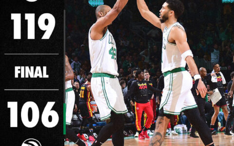 NBA季后赛凯尔特人再胜老鹰 系列赛2-0领先-凯尔特人对手