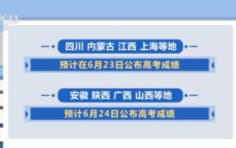 各地高考成绩今起陆续公布 山东高考成绩25日下午公布-山东高考成绩公布了吗?