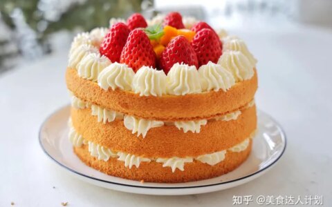 生日蛋糕别买了，教你在家做，不用抹面，简单零失败，健康又好吃（生日蛋糕不用买了,在家也能做,制作简单,好看又好吃!）