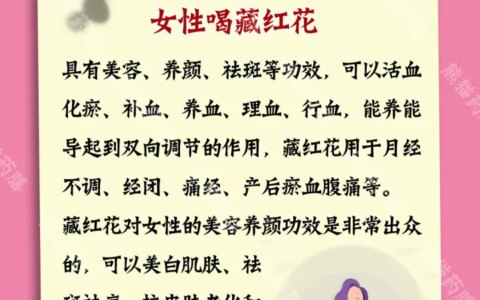 🌺藏红花的逆天效果✨和5大禁忌