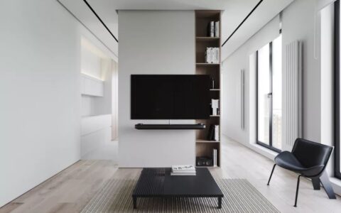 120㎡现代极简，简单大方的高档，优雅端庄-现代简约时尚轻奢