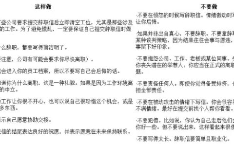 简单粗暴一点，辞职信怎么写？-个人原因辞职信20字