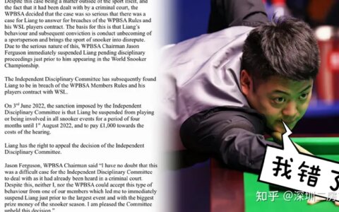 停赛四个月+罚金，梁文博殴打女性处罚结果出炉，网友：令人失望（梁文博三大赛冠军数）