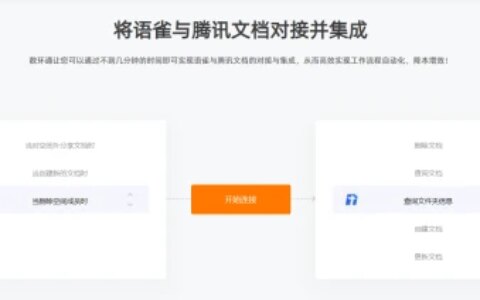 语雀对接腾讯文档，语雀对接实现自动同步（语雀开发文档）