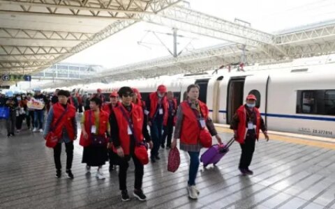 2023年长三角（江苏）首趟旅游专列“开进”温州瑞安-长三角旅游集散中心