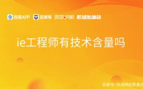 ie工程师有技术含量吗（ie工程师有技术含量吗多少）