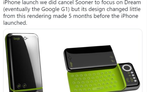 原本可能成为第一款安卓手机的渲染图曝光：横向滑盖配全尺寸键盘-unity安卓渲染