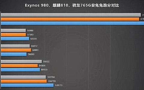 一图看懂手机当中骁龙765G、华为麒麟810和三星Exynos980谁更强-三星exynos和麒麟980哪个好