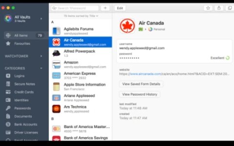 1Password 7 for Mac 苹果电脑密码管理工具)-macbook的密码
