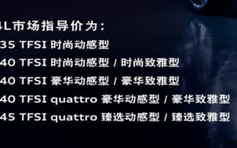 电驹哥实测全新奥迪A4L，全方位X光透视-全新奥迪a4曝光