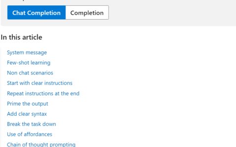 微软官方亲自出教程，拿捏“Prompt工程”高级玩法-微软软件project