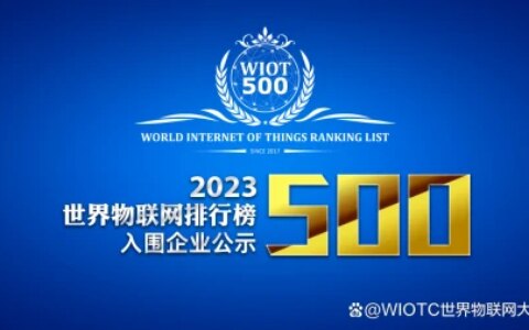 2023世界物联网500强排行榜入围企业公示-世界物联网500强峰会在京召开