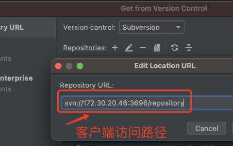 CentOS7搭建svn服务器-linux创建svn仓库