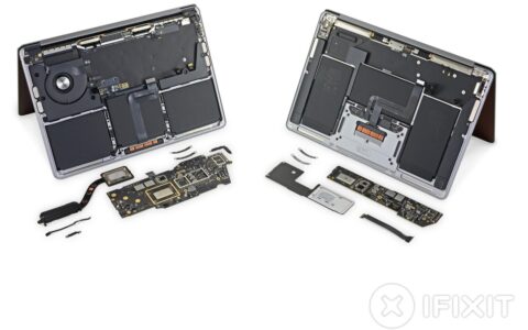 M1 MBA和MBP拆解：内部几乎和英特尔型号一致-m1芯片mba